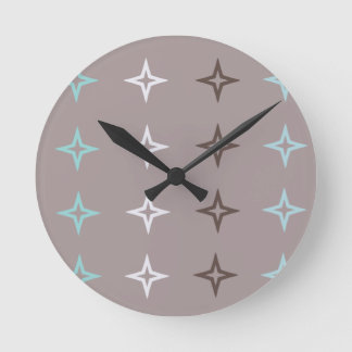 Stars Runde Wanduhr