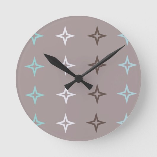 Stars Runde Wanduhr (Vorderseite)