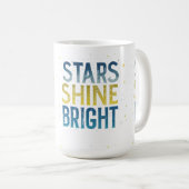 Stars Shine Bright Kaffeetasse (VorderseiteRechts)