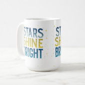 Stars Shine Bright Kaffeetasse (Vorderseite Links)