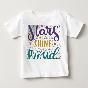 STARS SHINE PROUD BABY T-SHIRT