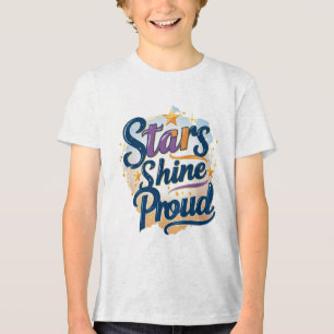 Stars Shine Proud T - Shirt - Bold und Patriotic