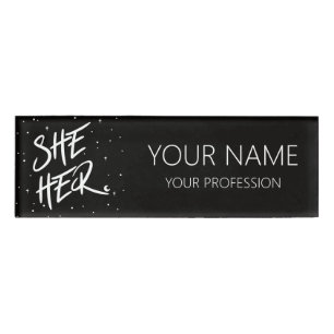 Stars Sie Ihre Pronos Namenschild
