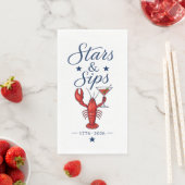 Stars & Sips 4. Juli Amerika 250 Serviette (Beispiel)