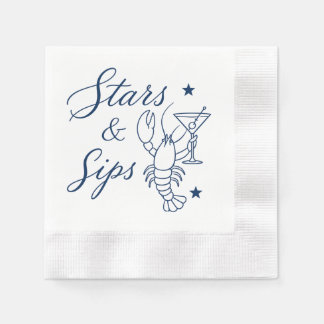 Stars & Sips America 250 Hummer Küsten Sommer Serviette
