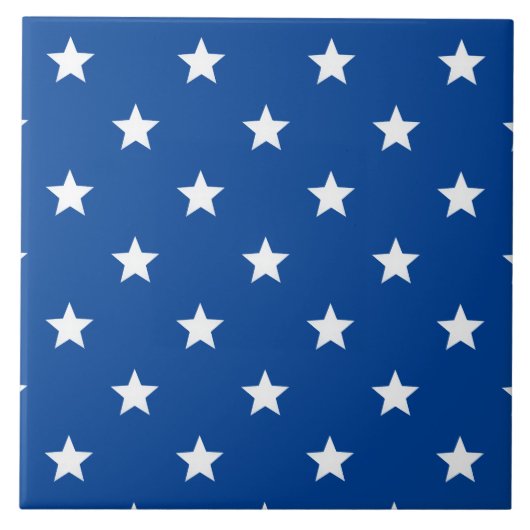 Stars Spangled Banner Stars Fliese (Vorderseite)