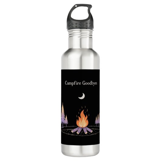 Stars & Sparks: One Last Campfire Goodbye Edelstahlflasche (Vorderseite)