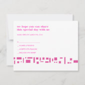 Stars & Squares Bar Bat Mitzvah Einladung (Vorderseite)