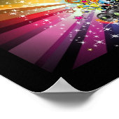 Stars & Streaks, Music Pop Art Poster (Ecke)