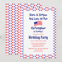 Stars & Streifen 1. Geburtstag