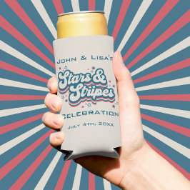 Stars & Streifen - 4. Juli Selters Dosenkühler