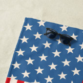 Stars & Streifen Flag Patriotisches Strandtuch (Beispiel)
