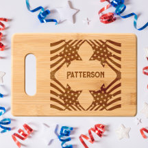 Stars & Streifen Patriotisches Holz