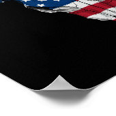 Stars Streifen und Lenker Poster (Ecke)