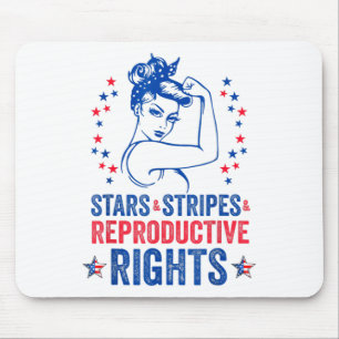 Stars Streifen und Reproduktionsrechte 4. Juli Mousepad