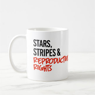 Stars Streifen und Reproduktionsrechte Kaffeetasse