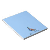 Stars Streifen und Segel Notepad Notizblock (angewinkelt)