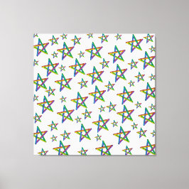 Stars Stretched Canvas Print Leinwanddruck