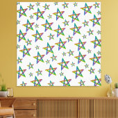 Stars Stretched Canvas Print Leinwanddruck (Insitu (Wohnzimmer))