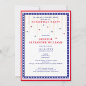 Stars & Stripes American Flag Holiday Fundraiser Einladung (Vorderseite)