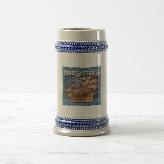 Stars & Stripes - Beer Stein Bierglas (Mittel)