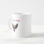 Stars Stripes Coffee Patriotic American Brew Kaffeetasse (Vorderseite Links)
