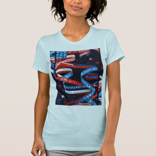 Stars & Stripes DNA T-Shirt (Vorderseite)