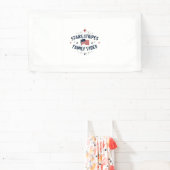 Stars Stripes Family Vibes 4. Juli Banner (InSitu)
