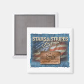 Stars & Stripes Forever - Magnet (Vorderseite/Rückseite)
