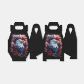 Stars & Stripes Freedom Rose Eagle American Flag Geschenkschachtel (Ungefaltet)