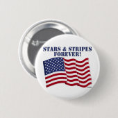 STARS & STRIPES FÜR IMMER! BUTTON (Vorne & Hinten)