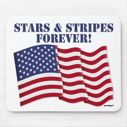 STARS & STRIPES FÜR IMMER! MOUSEPAD (Vorne)