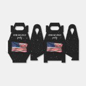 Stars Stripes Patriotic American Flag 4. Juli Geschenkschachtel (Ungefaltet)