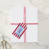 Stars Stripes Patriotic Veteran Service Vielen Dan Geschenkanhänger (Mit Garn)