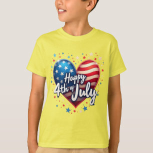 Stars & Stripes Spirit: Ikonische amerikanische Fr T-Shirt