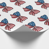🎁 Stars, Stripes & Surprises! 🇺🇸✨ Geschenkpapier (Ecke)