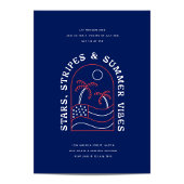 Stars Stripes und Summer Vibes 4. GRILLEN Party Einladung