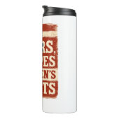 Stars, Stripes & Women’s Rights Distressed Flag Thermosbecher (Nach rechts gedreht)