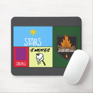 Stars Stripes's mehr amerikanisches Camping Mousepad
