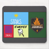 Stars Stripes's mehr amerikanisches Camping Mousepad (Vorne)