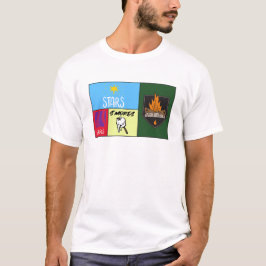 Stars Stripes's mehr amerikanisches Camping T-Shirt