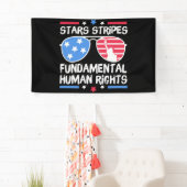 Stars Strips Grundrecht Banner (Insitu)