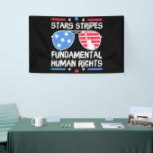 Stars Strips Grundrecht Banner (Messeveranstaltung)