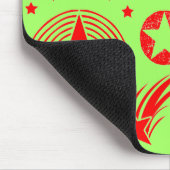 Stars Tattoos rot + Ihre Ideen Mousepad (Ecke)