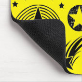 Stars Tattoos schwarz + Ihre Ideen Mousepad (Ecke)