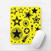 Stars Tattoos schwarz + Ihre Ideen Mousepad (Mit Mouse)