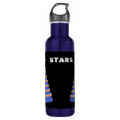 Stars Textname Stainless Steel Water Flasche Edelstahlflasche (Vorderseite)