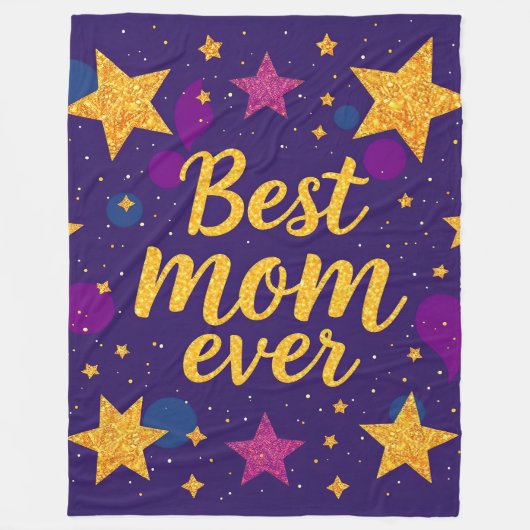 Stars Trendy Luxury Gift Collection Fleecedecke (Vorderseite)