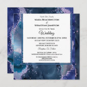 *~* Stars UAWG Website AGATE AR13 Lavender Wedding Einladung (Vorne/Hinten)