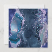 *~* Stars UAWG Website AGATE AR13 Lavender Wedding Einladung (Rückseite)